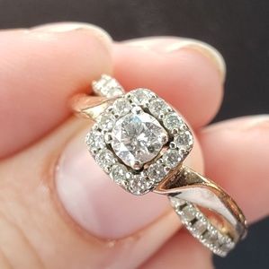 14k 3/4 karrot Rose Gold ring